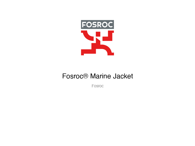 Fosroc® Marine Jacket