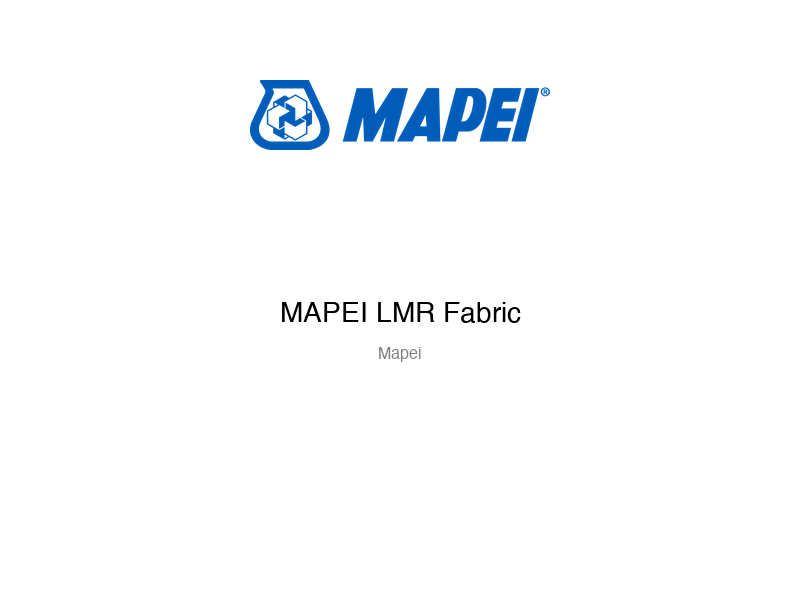 MAPEI LMR Fabric