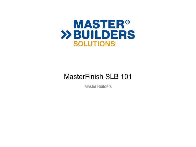 MasterFinish SLB 101