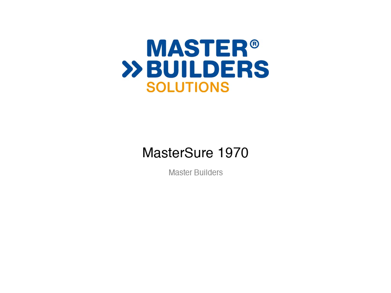 MasterSure 1970